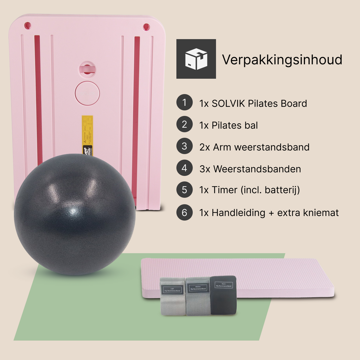 Komplettes Pilates-Set